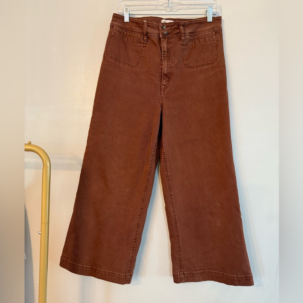 UNPUBLISHED gemma SUPER HIGH WAIst wide LEG UTILITY PANT |  SZ 31